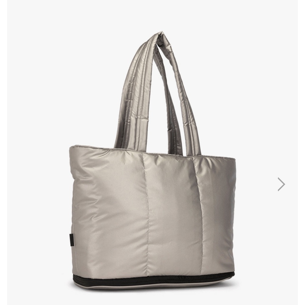 Calpak Metallic Luka Expandable Laptop Tote